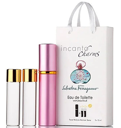 Парфум жіночий Salvatore Ferragamo Incanto Charms з феромонами 3х15 мл