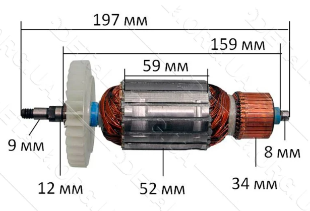Якір болгарка Rebir LSM 230/2100, фото 1