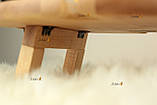 Дерев'яний стіл-менажниця Ø35 см, фото 8