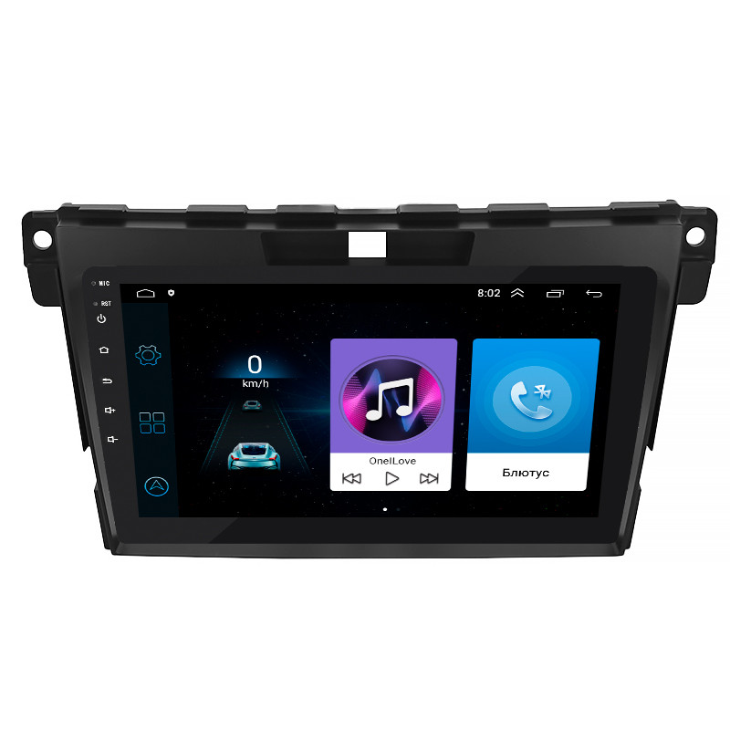 Штатна магнітола Lesko для Mazda CX-7 I Рестайлінг 2009-2012 екран 9" 1/16Gb/ Wi-Fi Optima GPS Android 13 шт.
