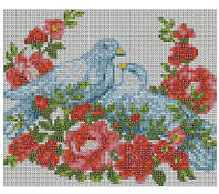 Алмазна вишивка "Вічне кохання" голуб троянди весілля закохана повна викладка мозаїка 5d набори 23x30 см