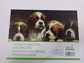 Альбом-склейка для акварелі А4, 190г/м2, 10л, Smiltainis