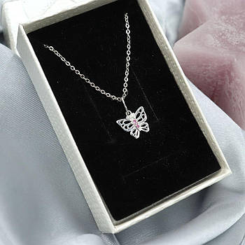 Срібний кулон "Метелик"