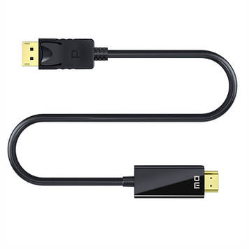 HDMI-кабель DM CHB038 1.8M HDMI+DisplayPort Чорний