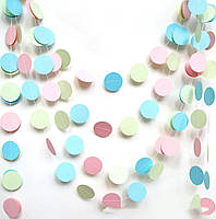 Паперова гірлянда з кружків Макарун | Великдень