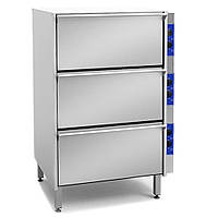 Промышленный жарочный шкаф ШЖ-3-С, электродуховка профессиональная, промышленная электрическая печь 3 отдела