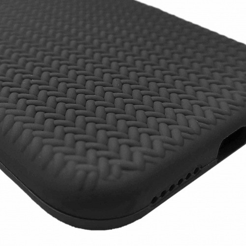 Чохол Silicone Knitted для Apple iPhone X/XS (04) Black - фото 3 - id-p1548337058