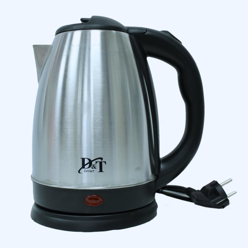 Електрочайник D&T корпус нержавіюча сталь Smart DT 804 2 л 1800 Вт