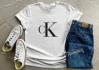 Мужская футболка CK СК белая