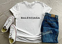 Мужская футболка Balenciaga Баленсияга белая