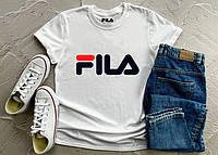 Мужская футболка Fila белая Фила