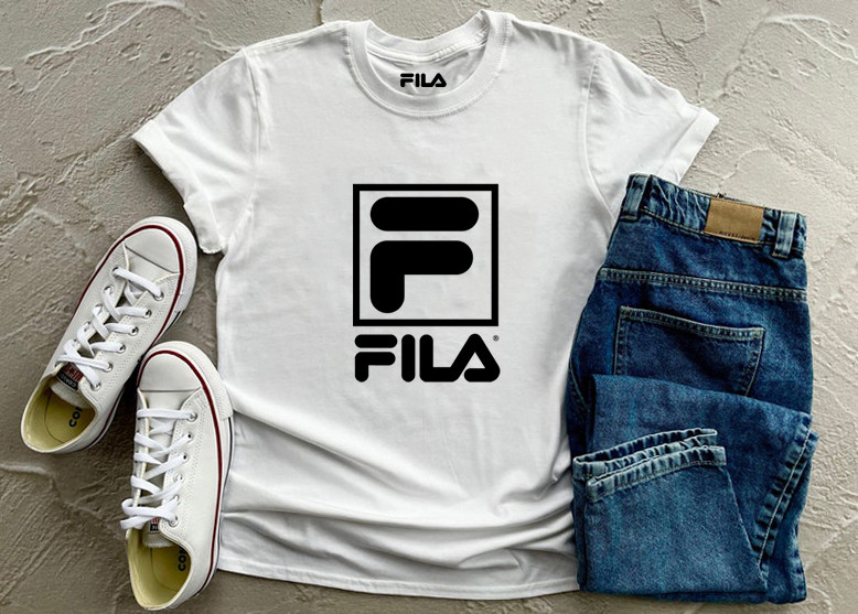 Мужская футболка Fila белая Фила (ID#1578042078), цена: 545.22 ...