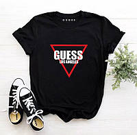 Мужская футболка Guess Гесс чёрная черная