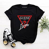 Мужская футболка Guess Гесс чёрная черная