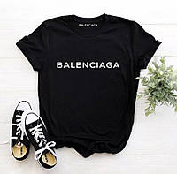 Мужская футболка Balenciaga чёрная Баленсияга