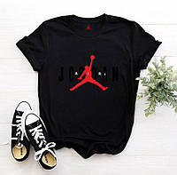 Мужская футболка Jordan чёрная Джордан