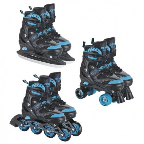 Набір 3в1 (ролики та ковзани) ENERO LEMON 1009940