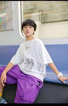 Футболка для хлопчика підлітка біла