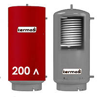 Теплоаккумулятор из нержавейки TERMO-S TA-200L c теплообменником