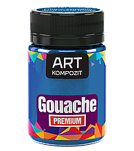 Гуаш художня PREMIUM "ART Kompozit", 60 мл (синьо-зелений)