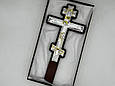 Хрест Напрестольний срібло і дерево, фото 3