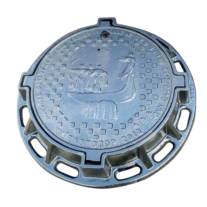 Люк каналізаційний типу "ТМ120" (Д400) з замком "Київавтодор" 800х120