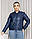 Жіноча стьобана куртка PLUS Size, арт 310, колір електрик, фото 9