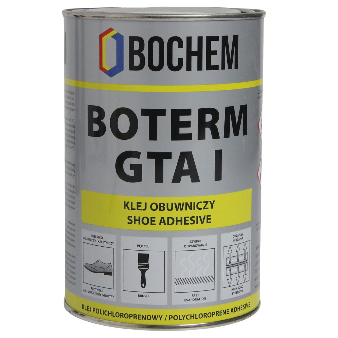 Каучуковий клей BOTERM GTA I 1л/0.8кг для шкірозамінника, тканини, карпета