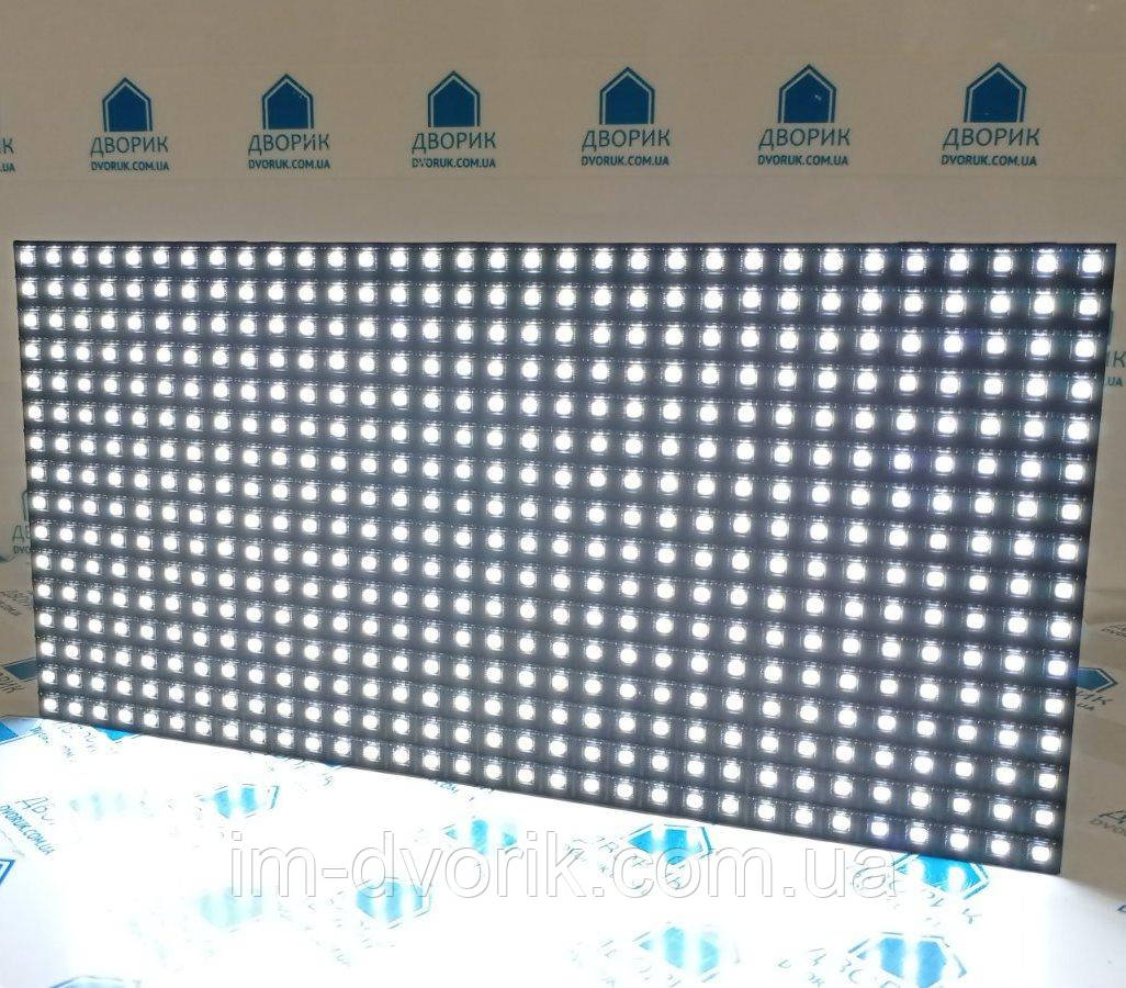 Модуль P10 білий 16×32pix 320×160 мм IP65 SMD для світлодіодного екрану