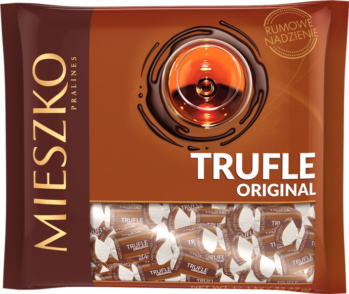 Шоколадні цукерки Trufle original з ромом 1кгТМ Mieszko, фото 1