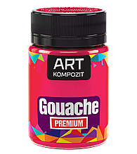 Гуаш художня PREMIUM "ART Kompozit", 60 мл (кадмій червоний)