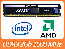 DDR3 2GB 1600MHz (PC3-12800) CL9 Corsair CMX6GX3M3A1600C9