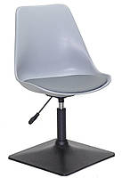 Стілець Albert 4BK — BASE сірий 370, на чорній квадратній опорі з регулюванням висоти, фото 2