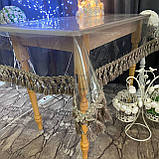 Скатертина силіконова з бахромою, колір: Капучіно (Під замовлення), фото 2