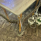 Скатертина силіконова з бахромою, колір: Капучіно (Під замовлення), фото 7