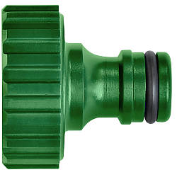 Адаптер пластиковий внутрішня різьба 1 VERANO 72-119 |конектор перехідник для шланга пістолета крана поливалки Адаптер