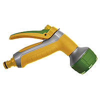 Пістолет-розпилювач 7-позиційний з фіксатором потоку VERANO 72-013 |поливалка розпилювач пістолет для поливу саду