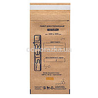 Крафт-пакети для парової та повітряної стерилізації Pro Steril 100х200 мм, 100 шт, коричневі