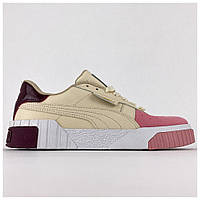 Женские кроссовки Puma Cali Exotic Remix Women Beige, бежевые кроссовки пума кали