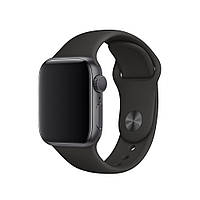 Силиконовый ремешок для Apple watch 42mm / 44mm Черный / Black