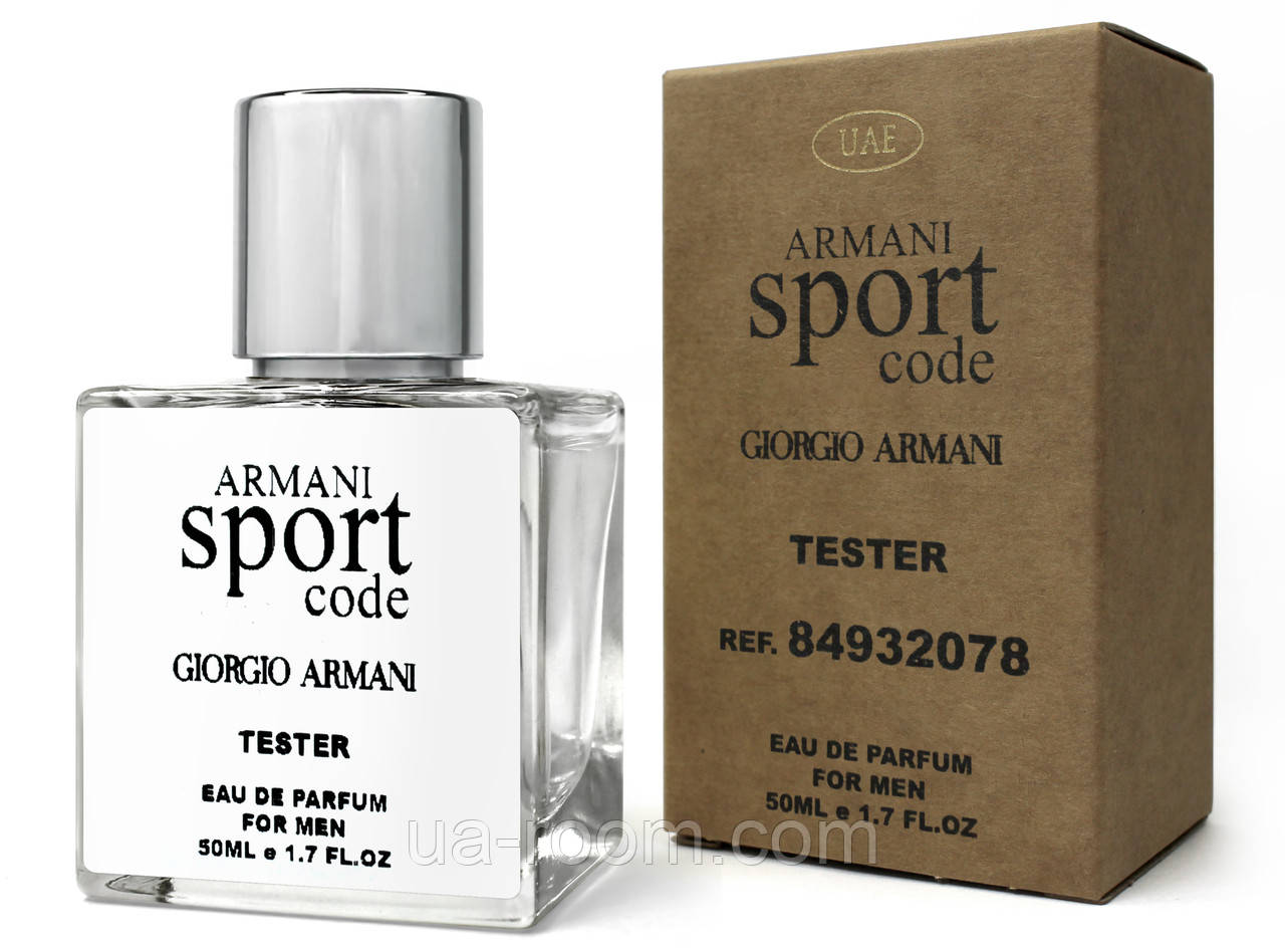 Armani sport 2024 code tester