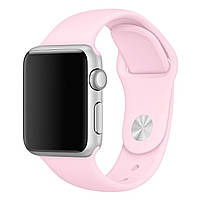 Силиконовый ремешок для Apple watch 42mm / 44mm Розовый / Light pink