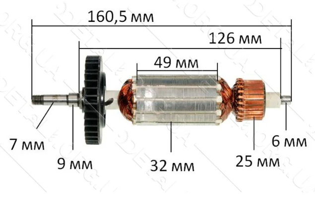 Якорь на болгарку Sparky M850Е М750Е: продажа, цена в Днепре ...