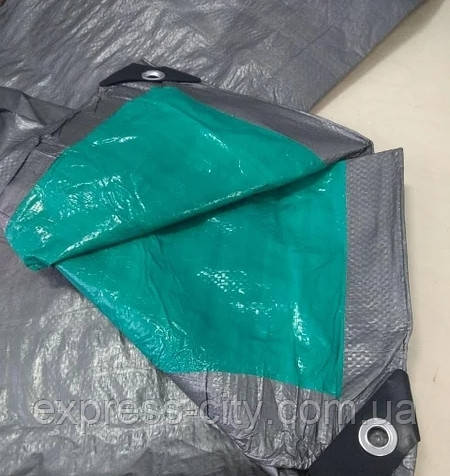 Тент 100 г/м2 — 5х6 Silver з посиленим кутом