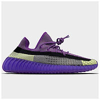 Женские кроссовки Adidas Yeezy Boost 350 V2 Yeshaya, фиолетовые кроссовки адидас изи буст 350 в2