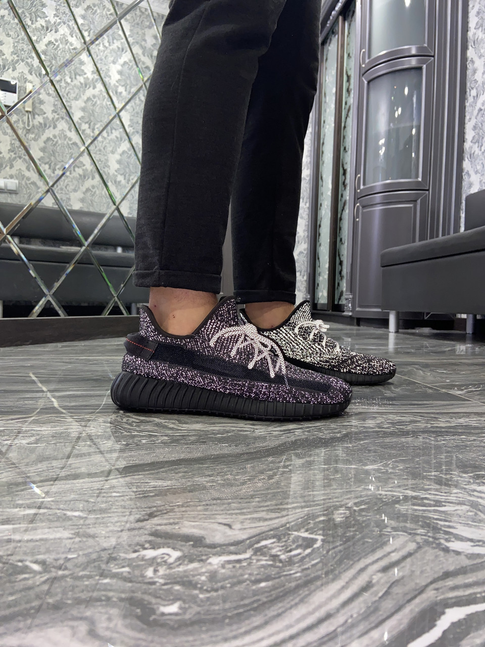Adidas Yeezy Boost 350 V2 Static Reflective Black