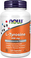 L-тирозин (L-Tyrosine) Now Foods 500 мг 120 капсул