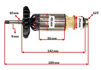 Якорь болгарки Sparky FB616 оригинал 17573