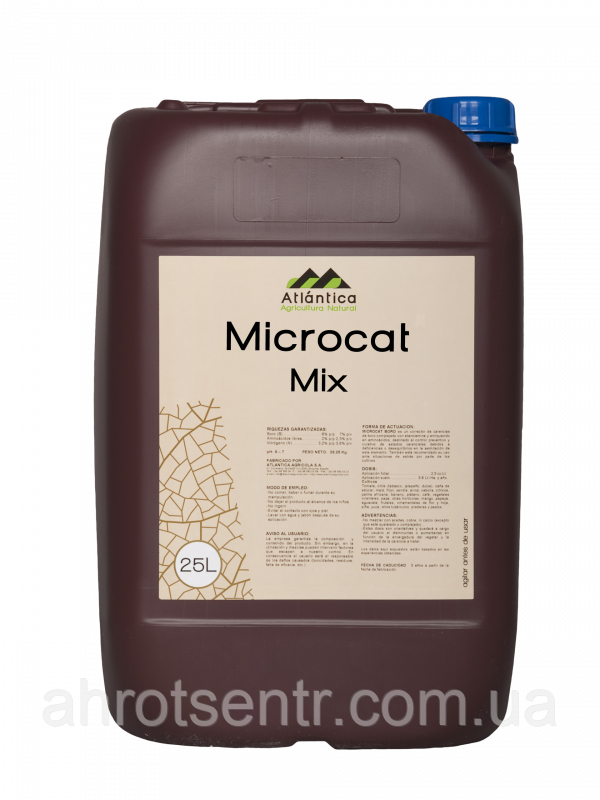 Добриво Мікрокат Мікс (Microcat Mix) 25 л Вітера Atlantica Agricola Іспанія