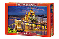 Пазлы Панорама Будапешта в сумерках на 2000 элементов